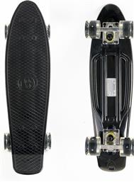 Fish Skateboards Mini Cruiser 6'' Complete Penny Board Μαύρο με Led Ρόδες από το Plus4u