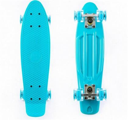Fish Skateboards Mini Cruiser Led 6'' Complete Penny Board Μπλε