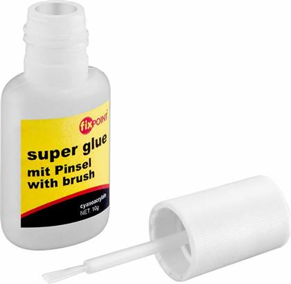FixPoint Υγρή Κόλλα Στιγμής 77017 Super Glue With Brush Μικρού Μεγέθους 10gr