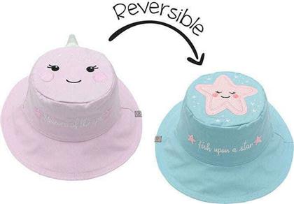 Flapjackkids Παιδικό Καπέλο Bucket Υφασμάτινο Αντιηλιακό για Κορίτσι Ροζ από το Troumpoukis