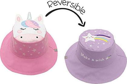 Flapjackkids Παιδικό Καπέλο Bucket Υφασμάτινο Αντιηλιακό για Κορίτσι Ροζ από το Troumpoukis
