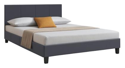 Flat Κρεβάτι Επενδυμένο με Δερματίνη