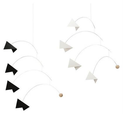 Flensted Mobiles Παιδικό Διακοσμητικό Μόμπιλε Δωματίου Λευκό Αντικατοπτρισμός 60εκ.