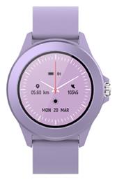 Forever Colorum CW-300 Smartwatch με Παλμογράφο (Μωβ)