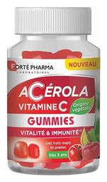 Forte Pharma Acerola Vitamine C Βιταμίνη 60 x 1 ζελεδάκια
