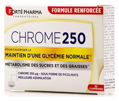 Forte Pharma Chrome 250 250mg 30 ταμπλέτες