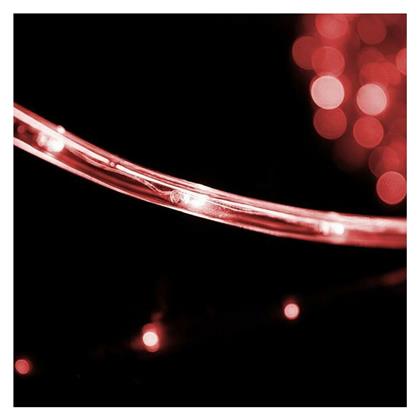 Φωτοσωλήνας Δικάναλος 36 Λαμπάκια Κόκκινος 50m IP44 Eurolamp