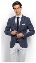 Fragosto Checkered Fragosto Blazer