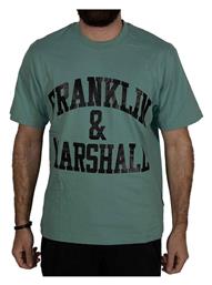 Franklin & Marshall Ανδρικό T-shirt Πράσινο με Λογότυπο από το Z-mall