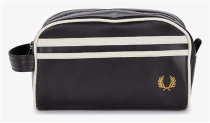 Fred Perry Ανδρική Τσάντα Νεσεσέρ Coated Polyester Wash Bag L8298-d57 Μαύρο