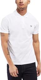 Fred Perry Ανδρικό T-shirt Polo Λευκό