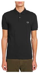 Fred Perry Ανδρικό T-shirt Polo Μαύρο από το Tobros