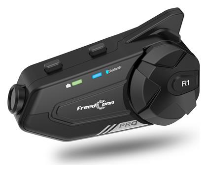FreedConn R1 Pro Ενδοεπικοινωνία Μονή για Κράνος Μηχανής με Bluetooth