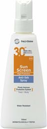 Frezyderm Sun Screen Anti-Seb Αδιάβροχη Αντηλιακή Λοσιόν Προσώπου και Σώματος SPF30 σε Spray 150ml από το Pharm24