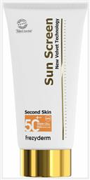 Frezyderm Sun Screen Velvet Αδιάβροχη Αντηλιακή Κρέμα για το Σώμα SPF50 125ml