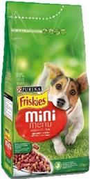 Purina Friskies Mini Menu 1.5kg Ξηρά Τροφή για Ενήλικους Σκύλους Μικρόσωμων Φυλών με Λαχανικά και Μοσχάρι από το e-Fresh
