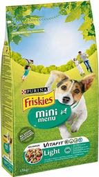 Purina Friskies Mini Menu Vitafit Light 1.5kg Ξηρά Τροφή για Ενήλικους Σκύλους Μικρόσωμων Φυλών Διαίτης με Κοτόπουλο / Λαχανικά Κωδικός: 25536847