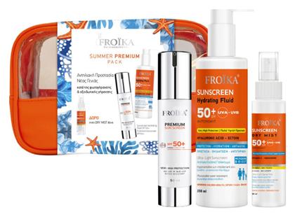 Froika Summer Premium Pack 50SPF Σετ με Αντηλιακή Κρέμα Προσώπου & Αντηλιακό Γαλάκτωμα Σώματος