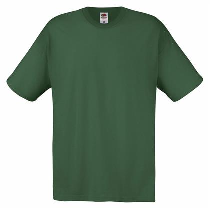 Fruit of the Loom Original T Ανδρικό Διαφημιστικό T-shirt Κοντομάνικο Bottle Green από το Blooza