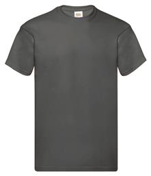 Fruit of the Loom Original T Ανδρικό Διαφημιστικό T-shirt Κοντομάνικο Light Graphite από το Blooza