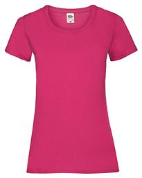 Fruit of the Loom Valueweight Γυναικείο Διαφημιστικό T-shirt Κοντομάνικο σε Χρώμα