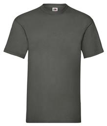 Fruit of the Loom Valueweight Τ Ανδρικό Διαφημιστικό T-shirt Κοντομάνικο Light Graphite από το Blooza