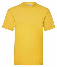 Fruit of the Loom Valueweight Τ Ανδρικό Διαφημιστικό T-shirt Κοντομάνικο Sunflower Yellow από το Blooza