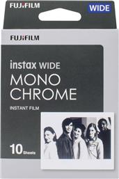Fujifilm B&W/Monochrome Instax Wide Monochrome Instant Φιλμ (10 Exposures)