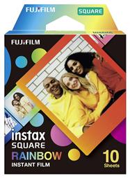 Fujifilm Color Instax Square Instant (10 Exposures) Rainbow