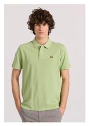 Funky Buddha Ανδρική Μπλούζα Κοντομάνικη Polo Light Green από το Funky Buddha