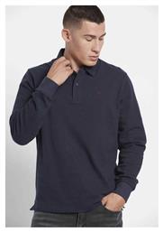 Funky Buddha Ανδρική Μπλούζα Μακρυμάνικη Polo Navy Μπλε από το Funky Buddha