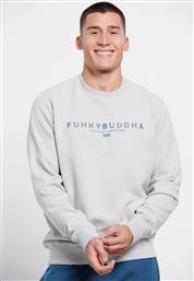 Funky Buddha Ανδρικό Φούτερ Γκρι από το Outletcenter