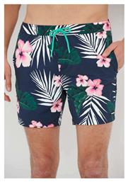 Funky Buddha Ανδρικό Μαγιό Σορτς Navy Μπλε Floral