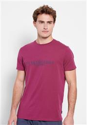 Funky Buddha Ανδρικό T-shirt Κοντομάνικο Aubergine από το Outletcenter