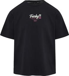 Funky Buddha Ανδρικό T-shirt Κοντομάνικο Black