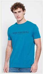 Funky Buddha Ανδρικό T-shirt Κοντομάνικο Deep Teal από το Outletcenter