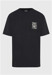 Funky Buddha Ανδρικό T-shirt Κοντομάνικο Μαύρο από το Outletcenter