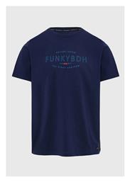 Funky Buddha Ανδρικό T-shirt Κοντομάνικο Navy από το Outletcenter