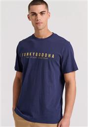 Funky Buddha Ανδρικό T-shirt Κοντομάνικο Navy από το Altershops