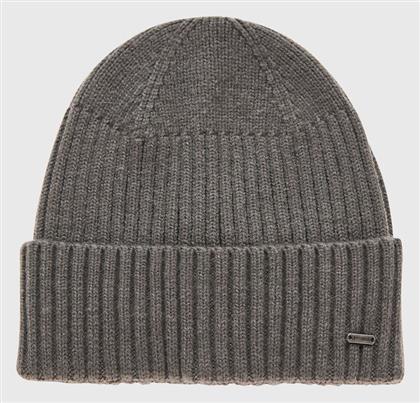 Funky Buddha Beanie Ανδρικός Σκούφος Πλεκτός σε Γκρι χρώμα