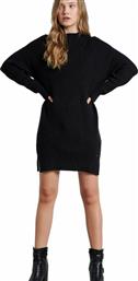 Funky Buddha FBL002-10613 Mini All Day Φόρεμα Πλεκτό Μαύρο από το Koolfly