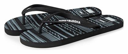 Funky Buddha Flip Flops σε Μαύρο Χρώμα