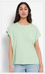 Funky Buddha Γυναικείο Αθλητικό T-shirt Green Fig από το Outletcenter