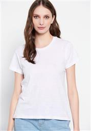 Funky Buddha Γυναικείο Αθλητικό T-shirt Optic White