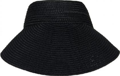 Funky Buddha Γυναικείο Ψάθινο Καπέλο Μαύρο