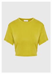 Funky Buddha Γυναικείο T-shirt Blazing Yellow από το Outletcenter