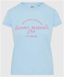 Funky Buddha Γυναικείο T-shirt Μπλε από το Funky Buddha