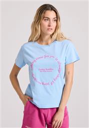 Funky Buddha Γυναικείο T-shirt Μπλε