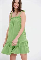 Funky Buddha Mini Καλοκαιρινό All Day Φόρεμα Βαμβακερό Πράσινο από το Outletcenter