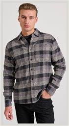 Funky Buddha Overshirt Φανελένιο Πουκάμισο